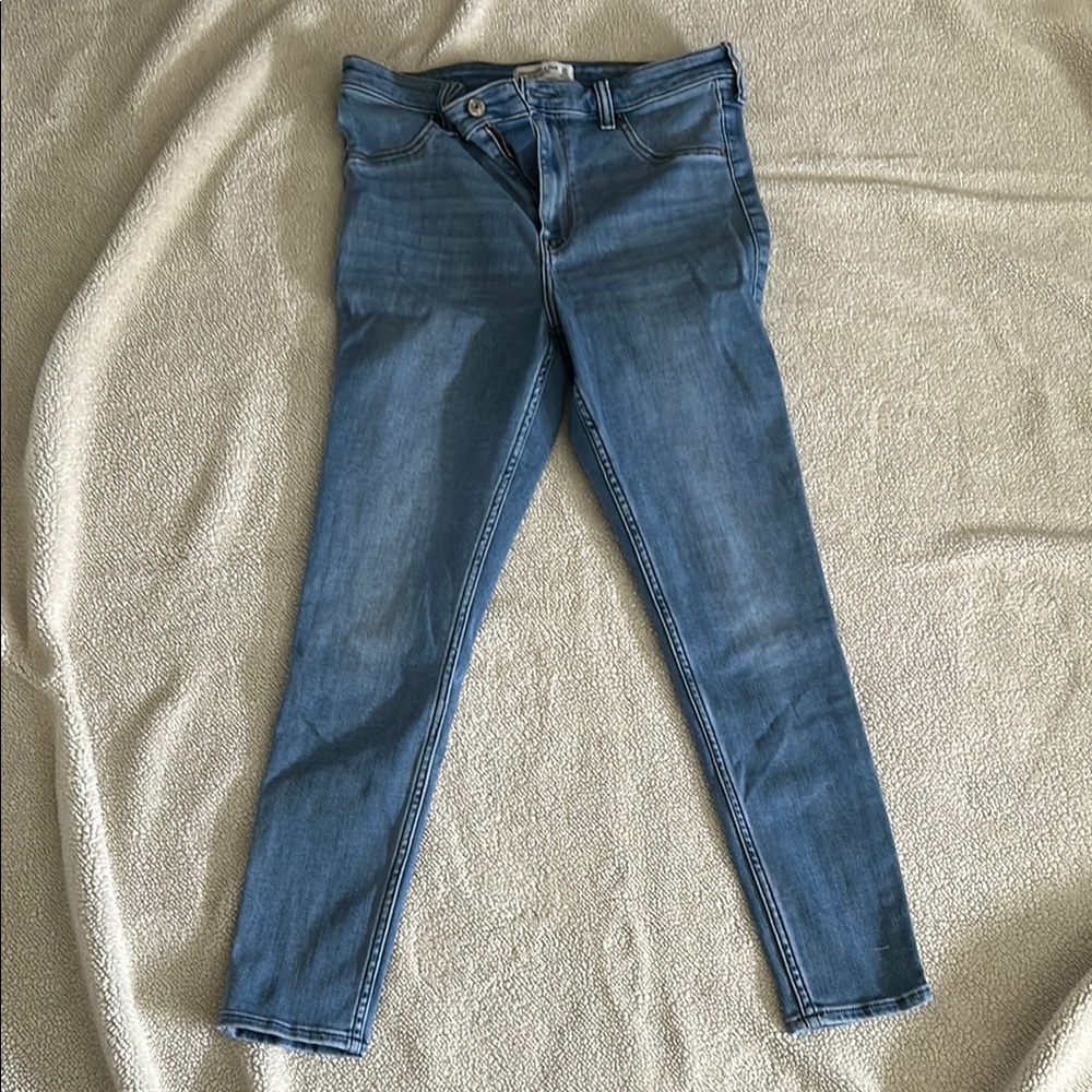 Abercrombie & Fitch Blue Skinny Jeans